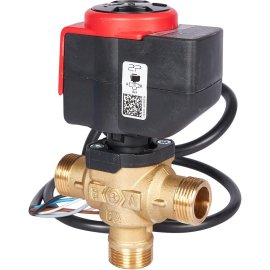 3-Ходовой зональный клапан, сервопривод 230V STOUT с кабелем 1м,, НР 3/4, SVM-0170-300020