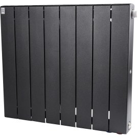 Радиатор биметаллический RIFAR SUPReMO VENTIL 500 SVR 8 секций нижнее правое подключение (Цвет АНТРАЦИТ), 4RS50.VR-8-AN