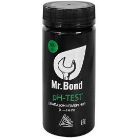 Комплект полосок индикаторов для измерения PH Mr.Bond pH-TEST 100 шт., MB20000001PH