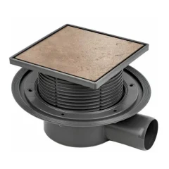 Трап BETTOSERB 15х15 Simply Perfect с мультисифоном, горизонтальный выпуск