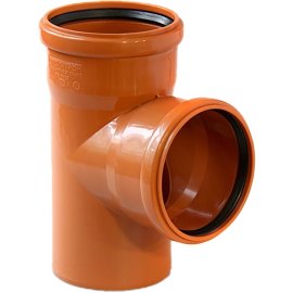 Тройник для наружной канализации Pro Aqua Terra D200x110/87,5 PP, PPH70201187