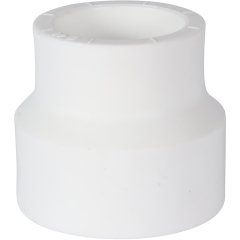 Муфта переходная Политэк 50х40 внутр./внутр. для полипропиленовых труб под сварку (цвет белый)