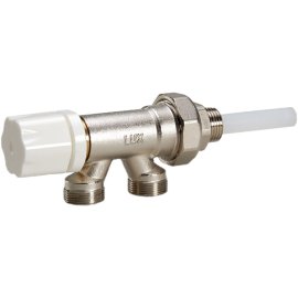 4х-ходовой термостатический клапан LUXOR MT 2582 1/2 для однотрубных систем M24x19, с маховичком ручного управления VT 2600, 68010121