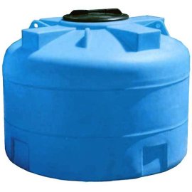 Емкость цилиндр. АНИОН 1000 л с фланцем и крышкой с клапанами, 1000ВФК2