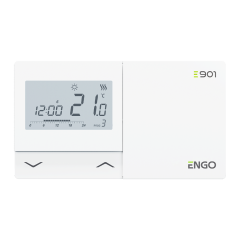 Программируемый проводной Терморегулятор ENGO Controls E901, на батарейках