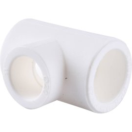 Тройник переходной Kalde 25х20х25 для полипропиленовых труб под сварку (цвет белый), 3212-tio-252025