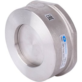 Клапан обратный пружинный ZETKAMA 275I Ду80 Ру40 межфланцевый из нерж. стали, 275I080E51