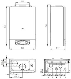 CB.002.0604.0002.15 (БП-00001861) (MZGB1503THO) MIZUDO MAESTRO ONE M15ТH (одноконтурный/турбированный/с трехходовым клапаном/OT)