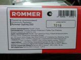 Уцененный товар (потертость на ламели): Радиатор алюминиевый ROMMER Optima 500 4 секций боковое подключение (RAL9016), RAL-0210-050004