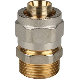 Переходник STOUT с наружной резьбой 3/4 х20 для металлопластиковых труб винтовой, SFS-0001-003420