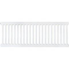 КЗТО РС 1-500-22 1/2 Радиатор стальной трубчатый RAL9016 (кронштейн в комплекте 4 шт.)