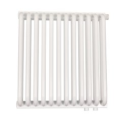 2-х трубчатый радиатор стальной ROMMER RST 2050/12 секций нижнее правое подключение RAL9016 RST-205012-020