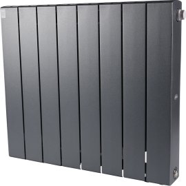 Радиатор биметаллический RIFAR SUPReMO VENTIL 500 SVR 8 секций нижнее правое подключение (Цвет ТИТАН), 4RS50.VR-8-TI