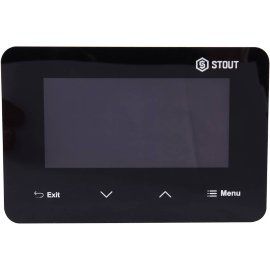 Беспроводной комнатный двухпозиционный регулятор STOUT ST-293v2, черный