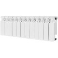 Радиатор биметаллический STOUT VEGA 200 12 секций боковое подключение (белый RAL 9016)