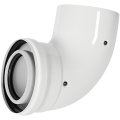 Отвод 90° конденсационный коаксиальный ROMMER D80(п-м)/125(п-м)