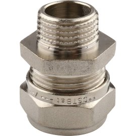 Муфта TIEMME с наружной резьбой (20х2.0х1/2) для металлопластиковых труб винтовой, 1600007