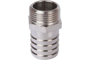 Штуцер STOUT НР никелированный 3/8 x12, SFT-0067-003812