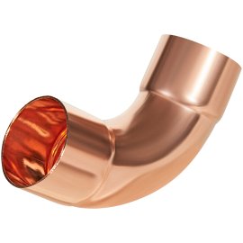 Отвод JINTIAN 90° ВП-ВП 35 из меди под пайку, JT-15002A35