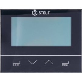 Проводной комнатный двухпозиционный регулятор STOUT ST-292v3, черный, STE-0101-029232