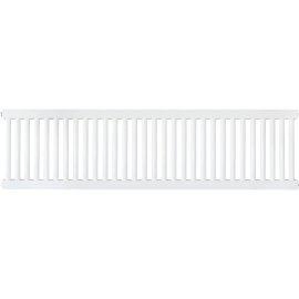 Трубчатый стальной радиатор КЗТО РС 1-500-30 секций 1/2 боковое подключение RAL9010, РС15003012RAL9010