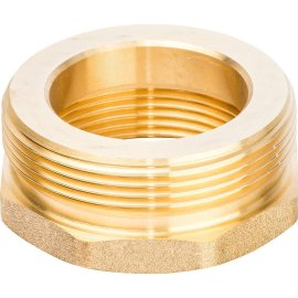 Переход из латуни под плоское уплотнение Meibes DN 40 2 НР x 1 1/2 ВР, M90652.6