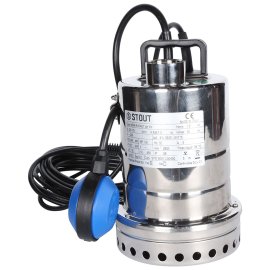 Насос дренажный STOUT с поплавком, кабель 10 м, 230V, Q=175 л/мин, H=10 м, SPD-0001-200450