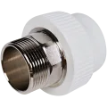 Муфта комбинированная Pro Aqua d= 40-1.1/4 PP-R под ключ НР Белая