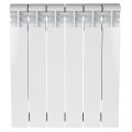 Радиатор биметаллический STOUT VEGA 500 6 секций боковое подключение (белый RAL 9016), SRB-1310-050006