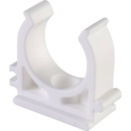 Крепление Политэк d=25 для полипропиленовых труб под сварку (цвет белый), 9000000025