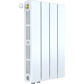 Радиатор биметаллический RIFAR SUPReMO VENTIL 500 SVR 5 секций нижнее правое подключение (белый RAL 9016), 4RS50.VR-5