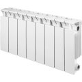 Радиатор алюминиевый Global MIX-350 4 секции боковое подключение (белый RAL 9010)