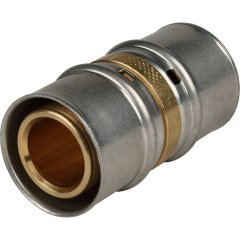 Муфта STOUT соединительная равнопроходная 32х32 для металлопластиковых труб прессовой, SFP-0003-003232