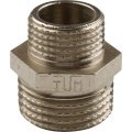 Ниппель HH TIEMME никелированный 3/4х1/2 для стальных труб резьбовой, 1500124