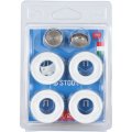 Универсальный монтажный комплект STOUT для подключения радиатора 1/2 RAL 9016, SKU-0111-000112