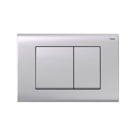 Панель смыва РЕХАУ NOVA QUAD 001 с прямоугольными клавишами, пластик, серебристый, матовый, 19102031001