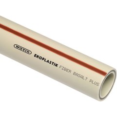 Труба Ekoplastik ППР FIBER BASALT PLUS S3,2 40x5,5 (4,0м), STRFB040TRCT
