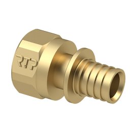 Муфта аксиальная, латунь, внутренняя резьба,40х 1 1/4, желтый, RTP