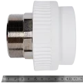 Муфта комбинированная Pro Aqua d= 75-2.1/2 PP-R под ключ НР Белая