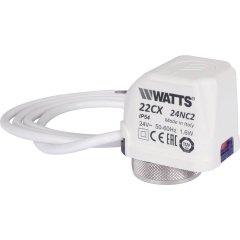 Электротермический сервопривод Watts 22CX24NC2 нормально закрытый, 24 В