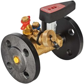 Клапан балансировочный БРОЕН Venturi FODRV DN 015 PN 16 ручной фланцевый повышенной пропускной способности с дренажем, 754464