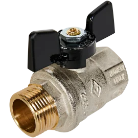 Кран шаровой BUGATTI Oregon (ручка-бабочка) внут-нар резьба 3/4