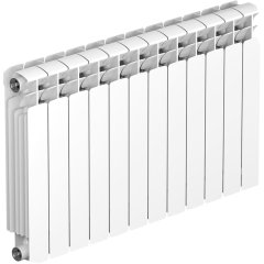Радиатор биметаллический RIFAR BASE 500 12 секций боковое подключение (белый RAL 9016)
