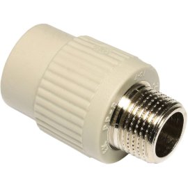 SZE02020RCT (SZE02020XX) Ekoplastik ППР муфта с наруж. металл. резьбой 20х1/2