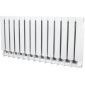 Радиатор биметаллический STOUT Space 500 14 секций боковое подключение RAL9016, SRB-0310-050014