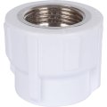 Муфта комбинированная Политэк 32х1 внутр. резьба для полипропиленовых труб под сварку (цвет белый)