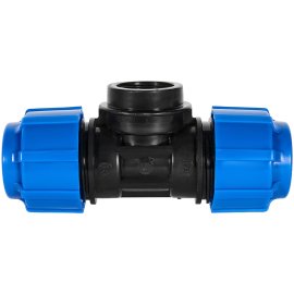 Тройник ПНД Политэк с внутренней резьбой 32х1х32 ТПК-АКВА, 52320132