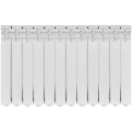 Радиатор алюминиевый ROMMER Optima 500 12 секций боковое подключение (RAL9016), RAL-0210-050012