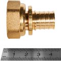 Переходник с накидной гайкой (евроконус) ROMMER 20xG 3/4 для труб из сшитого полиэтилена аксиальный, RFA-0034-002034