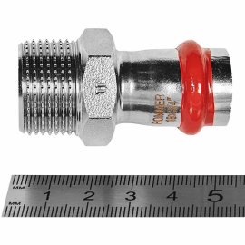 Переходник ROMMER ВПр-НР, 18х3/4, из нержавеющей стали прессовой, RSS-1021-001834